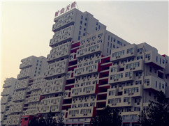 [鄭州真石漆]富士康冠達花園個性設(shè)計，只用超前單彩真石漆